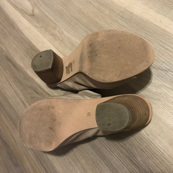 Miz Mooz Ladies Ainsely Beige/Cream Leather Shoes Size 39 - Picture 5 of 5